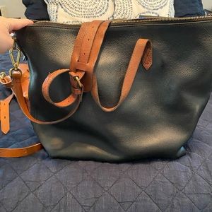 Madewell Medium Zip Transport Tote